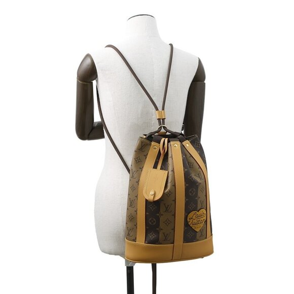 LOUIS VUITTON Randonnee Messenger NIGOCollaboration Monogram stripe Marron - Picture 3 of 15